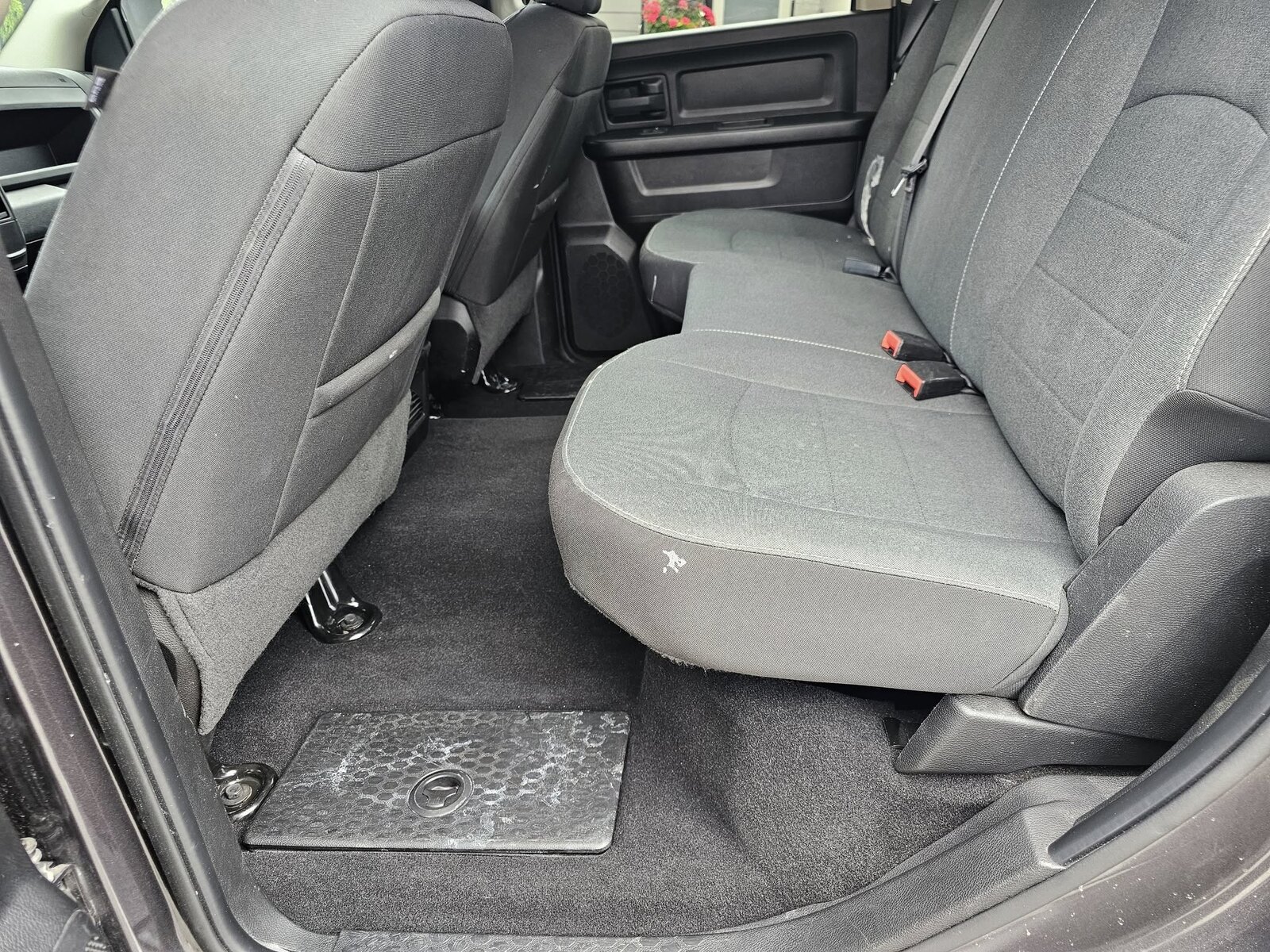 Ram backseat clean after detail